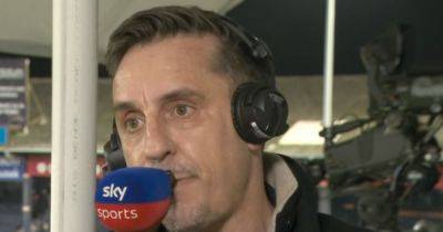 Gary Neville - Rasmus Hojlund - Gary Neville spots one issue which could block Man United Champions League qualification - manchestereveningnews.co.uk