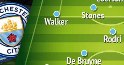 How Man City should line up vs Brentford in the Premier League