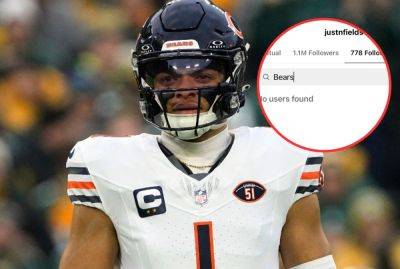 Caleb Williams - Chicago Bears QB Justin Fields Unfollows Team With Major Decision Looming Ahead of NFL Draft - foxnews.com - Usa - state California - Instagram