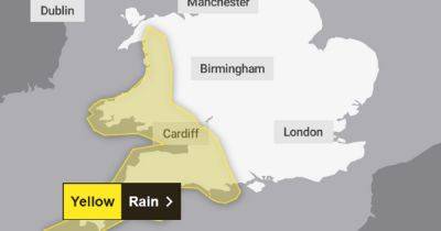 Flooding and travel disruption expected for parts of UK as heavy rain sweeps in - manchestereveningnews.co.uk - Britain