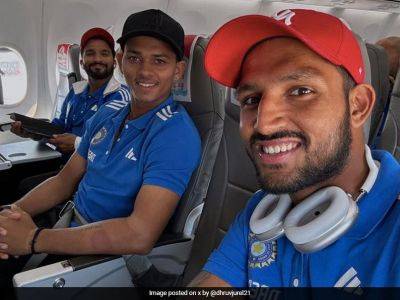 Dhruv Jurel Shares Pic With Yashasvi Jaiswal As Team India Jets Off To Ranchi For 4th Test