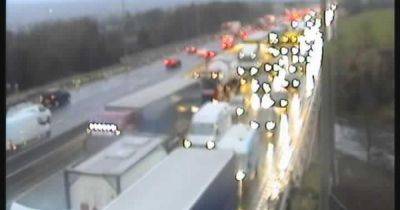 LIVE: Huge M62 delays approaching Manchester following crash - latest updates