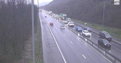 M4 crash involving five vehicles blocks lanes - live updates - walesonline.co.uk