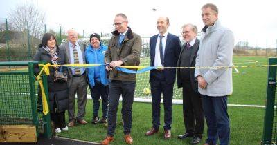 Symington Tinto's £1m pitch officially opened as MPs pay visit