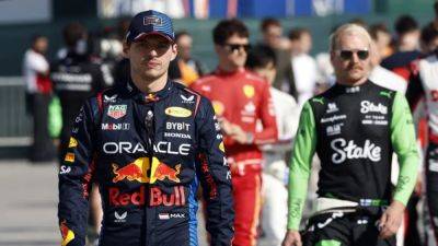 Verstappen back on top as F1 starts testing in Bahrain