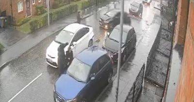 Police make arrest after driver ploughs into man moments after hitting his car - manchestereveningnews.co.uk