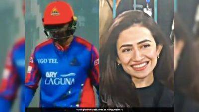 Watch: Sana Javed Attends Shoaib Malik's Pakistan Super League Match. Video Viral