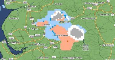 Met Office weather map shows when and where snow will hit tomorrow - manchestereveningnews.co.uk - Britain - county Oldham