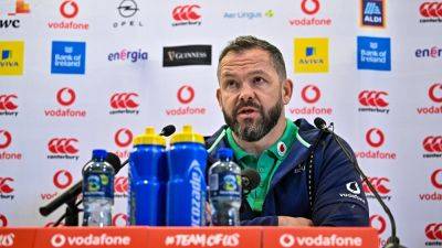 Andy Farrell: Ciarán Frawley can 'prove a point' on first start