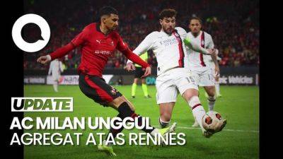 AC Milan Lolos ke 16 Besar Liga Europa Walau Kalah dari Rennes