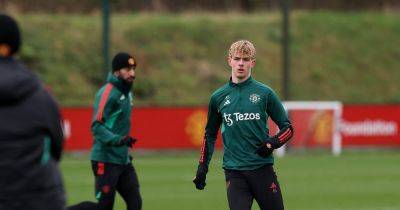 Erik ten Hag gives huge change to four Manchester United youngsters in first-team training