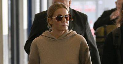 The Voice judge LeAnn Rimes lands at Manchester Airport ahead of new series