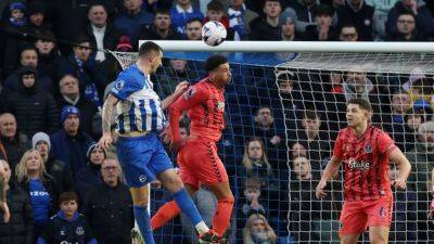 Billy Gilmour - Late Dunk goal rescues point for Brighton v Everton - channelnewsasia.com - Jordan