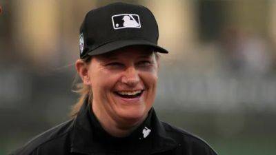 Jen Pawol becomes 1st woman to umpire major league spring training game since 2007 - cbc.ca - Washington - state New Jersey - county Palm Beach