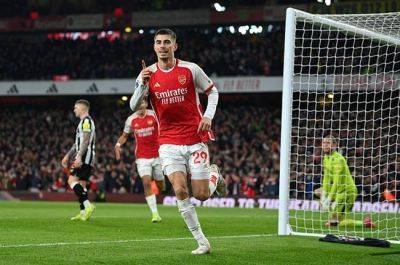 Kai Havertz - Loris Karius - Jakub Kiwior - Arsenal hammer Newcastle to keep title pressure on Liverpool, Man City - news24.com