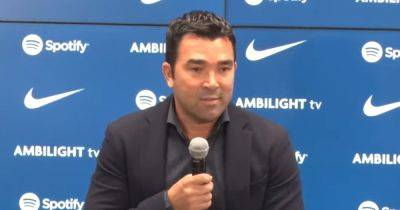 Barcelona chief Deco breaks silence on Manchester United-linked duo's futures