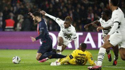 PSG's Ramos replaces Mbappe and nets late equaliser against Rennes