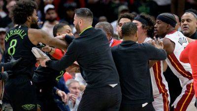 Miami Heat - Jimmy Butler - Kevin Love - Joe Tsai - NBA suspends 5 players involved in Heat-Pelicans skirmish - foxnews.com - China - county Williamson