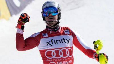 Austria's Feller overcomes 1st-run deficit to win World Cup slalom in California