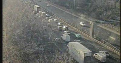 M60 crash live: Delays after traffic stopped following collision - latest updates