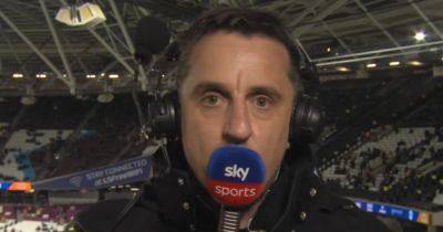 Gary Neville rips into Chelsea AGAIN live on Sky Sports as he reacts to 'billion pound bottle jobs' backlash