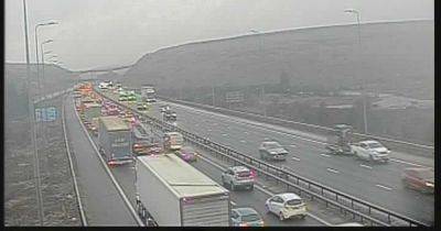 LIVE: All M62 traffic is STOPPED amid crash - latest updates