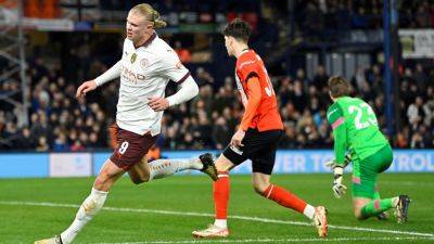 Kevin De-Bruyne - Erling Haaland - Five-goal Haaland crushes Luton as Man City make FA Cup quarter-finals - guardian.ng - Britain - Norway - Jordan