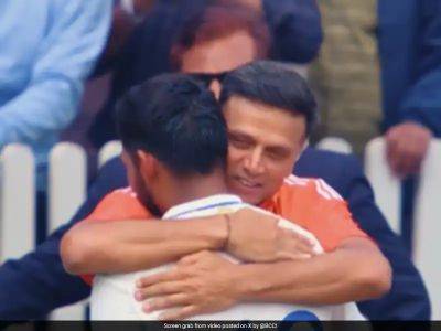 Rahul Dravid - Brendon Maccullum - Shubman Gill - Watch: Rahul Dravid's Emotional Celebration Says It All After Series Win Against England - sports.ndtv.com - India