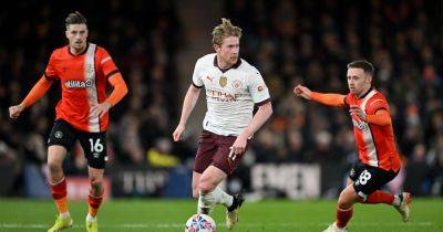 Kevin De Bruyne issues Man City fitness update ahead of Manchester United game