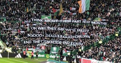Celtic strongly deny 'unacceptable' Green Brigade claim as they reveal full details of Fir Park rap sheet - dailyrecord.co.uk - Palestine