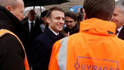 Paris 2024 athletes' village inaugurated as Macron visits site
