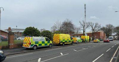 Longsight police station LIVE: Large emergency response after 10 people exposed to 'unknown substance'