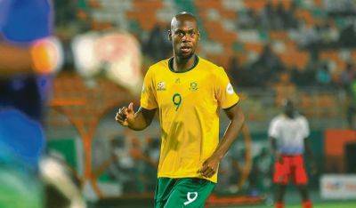 Makgopa ignoring naysayers, playing his "whole heart" for Broos in Bafana's Afcon quest
