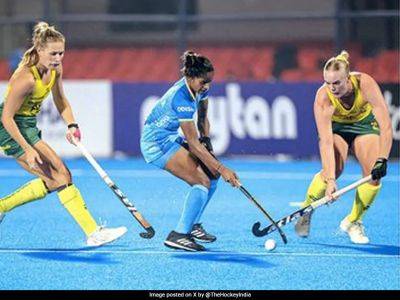 FIH Pro League: Indian Women Lose 0-3 To Australia, Suffer Third Consecutive Loss - sports.ndtv.com - Australia - India