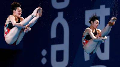 Chinese divers win 3rd straight world title in women's 3m synchronized springboard