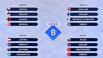 Republic of Ireland grouped with England in tough Nations League draw
