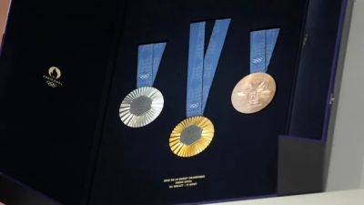 Paris Olympic, Paralympic medals embedded with pieces of the Eiffel Tower