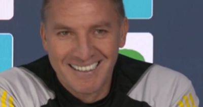 Brendan Rodgers makes witty green card oneliner as Celtic boss says 'we don't need a blue card up here'