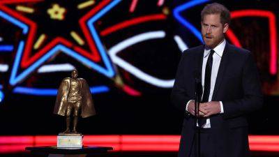 Charles - Charles Iii III (Iii) - Prince Harry makes surprise appearance at NFL Honors ceremony with no mention of King Charles - foxnews.com - Britain - county King - county Charles - state Nevada - county Perry - county Todd - county Prince William