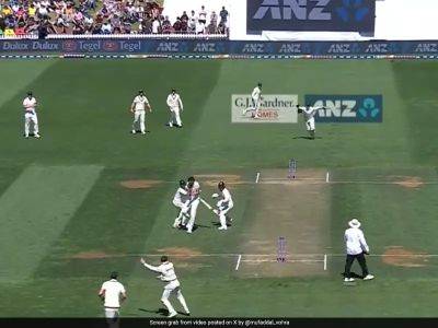 Watch: Collision With Teammate Sees Kane Williamson Lose 12-Year Streak In 1st Test vs Australia