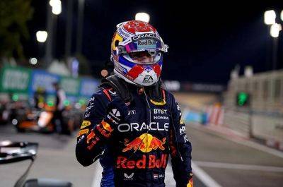 Verstappen on pole for season-opening Bahrain Grand Prix