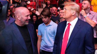 Donald Trump makes UFC 299 appearance after Georgia rally: 'Easier business than politics'