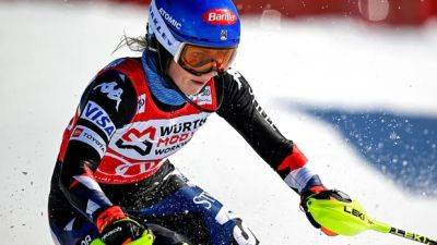 Mikaela Shiffrin - Michelle Gisin - Petra Vlhova - Mikaela Shiffrin clinches 8th women's slalom title in return from injury - cbc.ca - Germany - Croatia - Switzerland - Italy - Usa - Austria