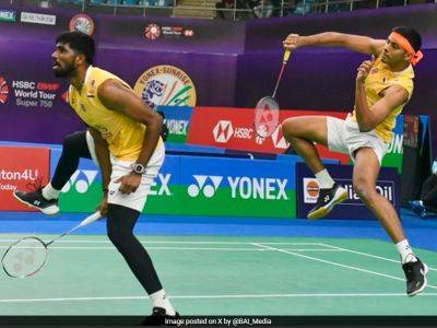 Chirag Shetty - French Open Badminton, Men's Doubles Final Live Updates: Satwiksairaj Rankireddy-Chirag Shetty's Match Set To Start Soon - sports.ndtv.com - France - China - India - South Korea