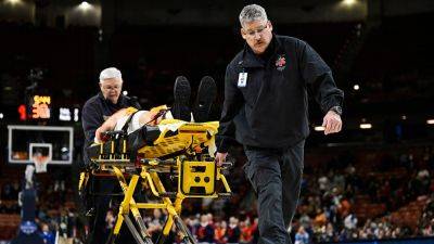 LSU's Last-Tear Poa stretchered off court after scary injury, set to miss SEC title game