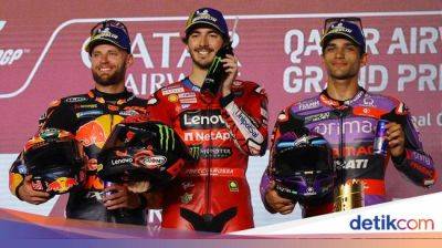 Klasemen MotoGP 2024 Usai Balapan Qatar: Bagnaia Teratas, Binder Kedua