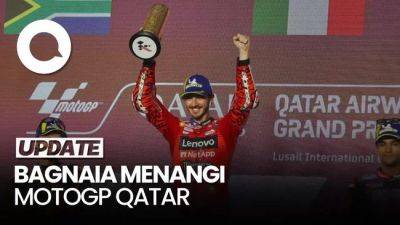 Francesco Bagnaia - Jorge Martín - Bagnaia Juara MotoGP Qatar 2024 Asapi Binder-Martin - sport.detik.com - Qatar