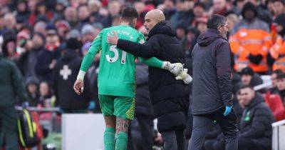 Doku's penalty reaction and Ederson injury hint - Man City scenes after Liverpool draw spoke volumes