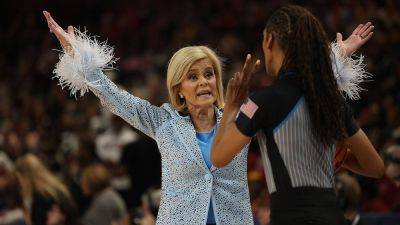 Kim Mulkey - Angel Reese - LSU's Kim Mulkey sounds off on SEC Championship melee: 'Don't push somebody that little' - foxnews.com - state South Carolina - county Greenville