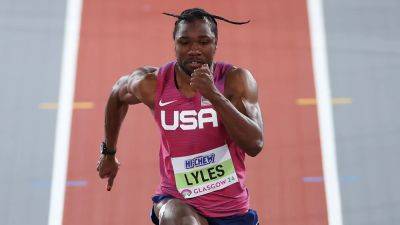 Noah Lyles gives inside look into race-day preparation, including adding 'the next generation's thing'